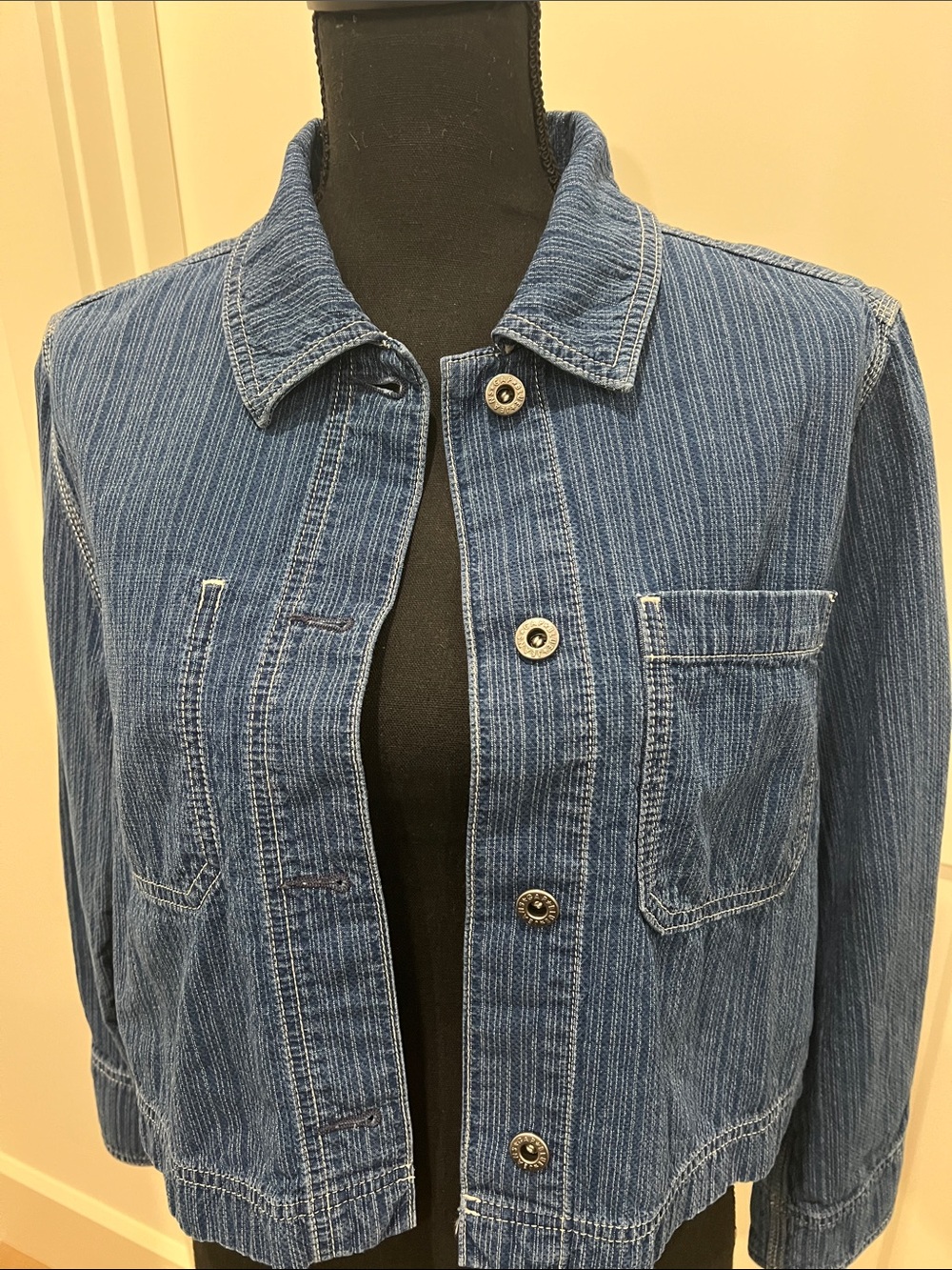 Gap 1969 Classic Blue Denim Jacket - Women - Picture 3 of 7
